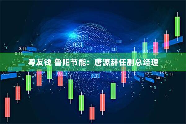 粤友钱 鲁阳节能：唐源辞任副总经理