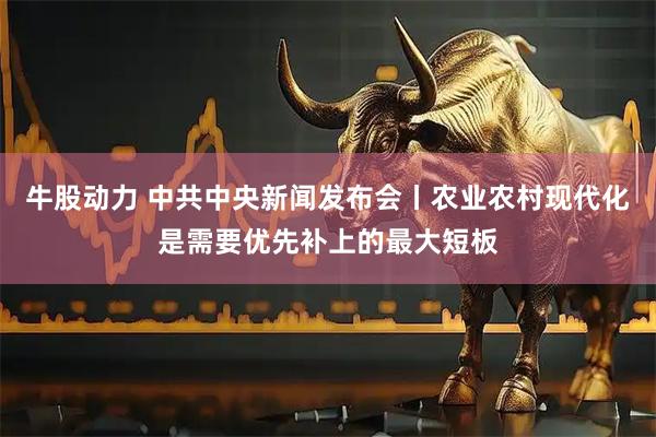 牛股动力 中共中央新闻发布会丨农业农村现代化是需要优先补上的最大短板